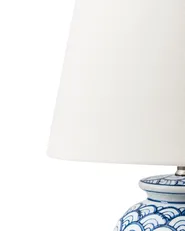 Table Lamp JAUCA Porcelain White/ Blue_961525