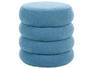 Puf SUMPTER Boucle Niebieski_1012120