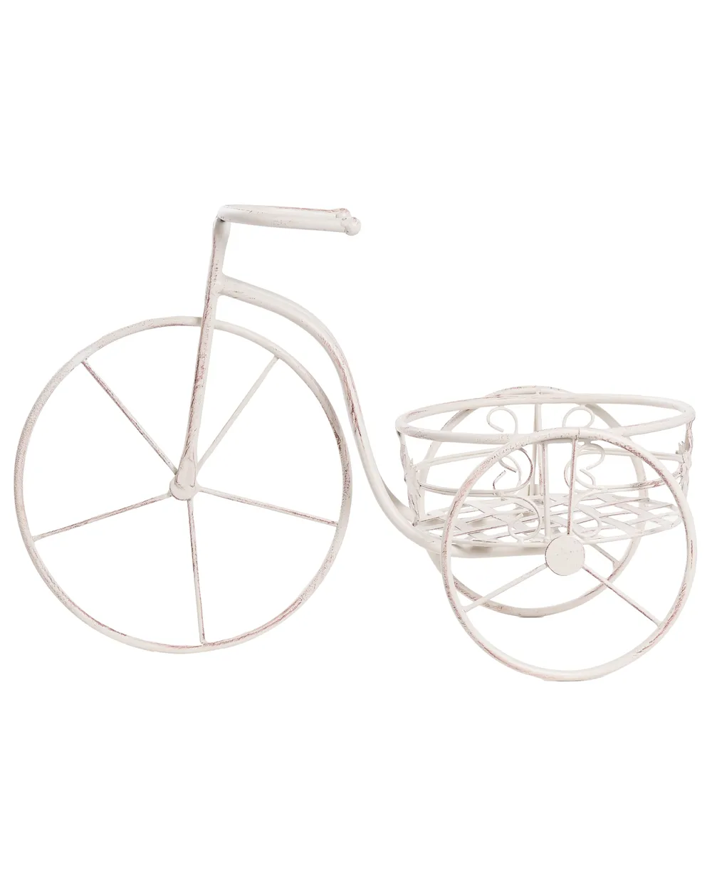 Plant Stand Bike HAREBELL 52 cm Metal Off-White_1093835