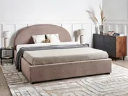 Ottoman Bed VAUCLUSE Boucle Taupe 180 x 200 cm (EU Super King)_951944