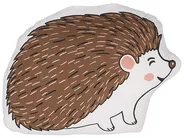 Dekokissen BENAGULRU Baumwolle 36 x 46 cm Braun Igel_790691