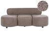 Sofa 3 Seater BLAVAND Boucle Taupe