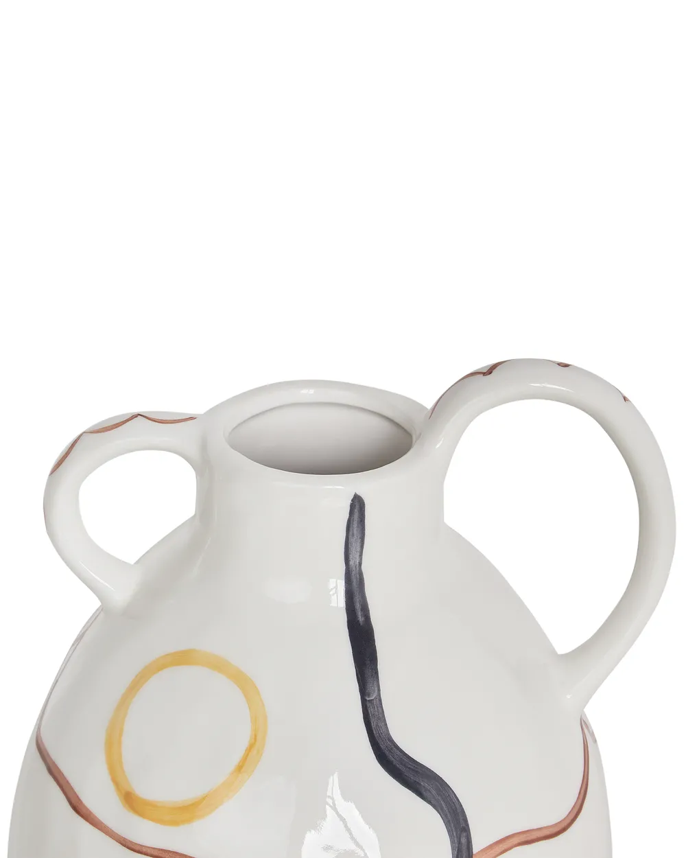 Wazon na kwiaty DORY 28 cm Kamionka Biały_935339