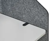 Divisorio da scrivania FOLDY 120 x 50 cm Grigio scuro_1041474