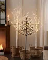 Dekoracja ogrodowa LED LAPPI 190 cm Choinka Biały_835475