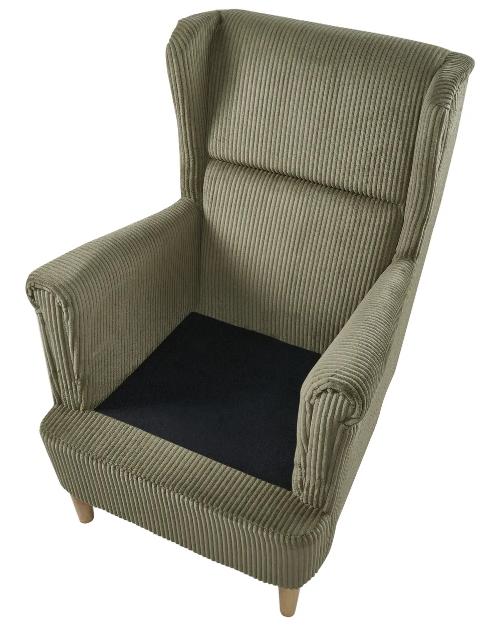 Fauteuil à oreilles - JANSPORT - Norse - Vert foncé - 1 place - Style
