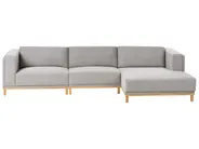 Corner Sofa 5 Seater VENG Fabric Grey Left Hand_1010023