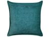 Set di 2 cuscini velluto a coste verde petrolio 43 x 43 cm ZINNIA_855270