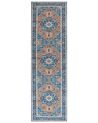 Runner Rug 60 x 200 cm Blue and Orange RITAPURAM_831644