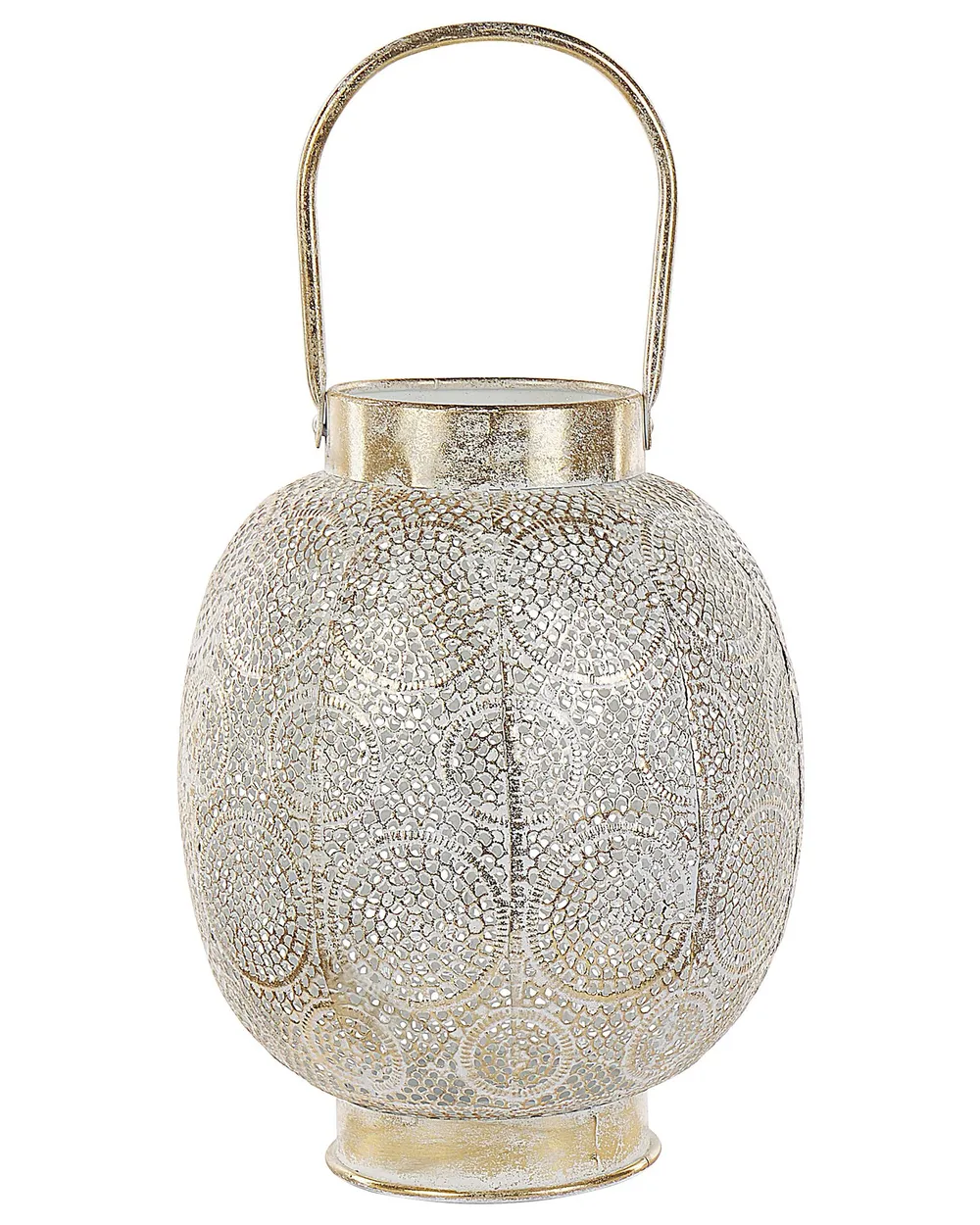 Lampion LANTAU 30 cm Metal Złoty_787654