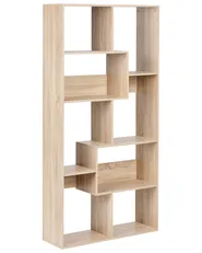 6 Tier Bookcase CHATEH 180 cm Light Brown_1003843