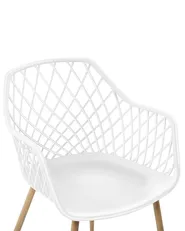 Set of 2 Dining Chairs NASHUA White_775300