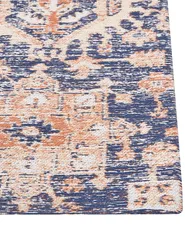 Teppich KURIN Blau 140 x 200 cm Baumwolle_862972
