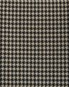 Set of 2 Dining Chairs Houndstooth Dark Wood YUBA_934282