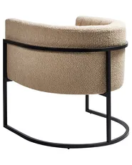 Poltrona LARVIK II Bouclé Beige_956493