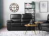 Sofa 2 Seater VOGAR Faux Leather Black