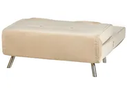 Single Sofa Bed FARRIS Velvet Beige_875471