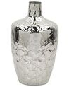 Metal Flower Vase 39 cm Silver INSHAS_765790