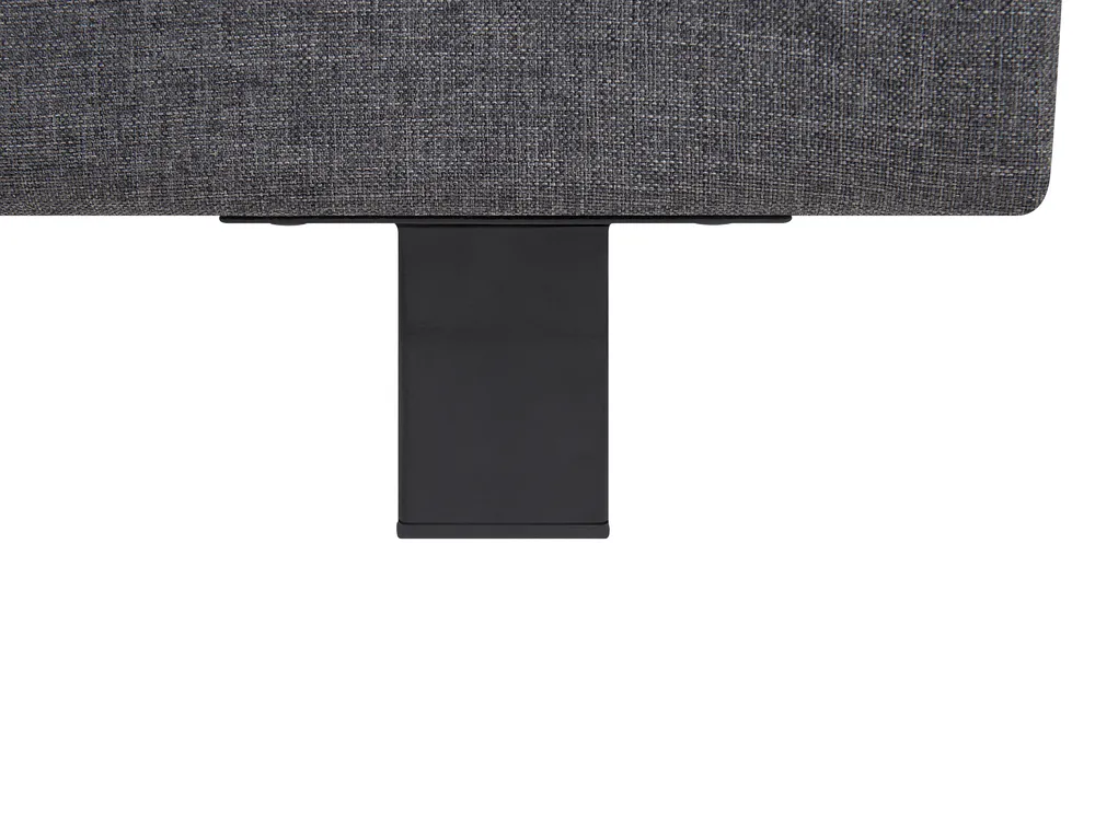 Wasserbett Stoff ALBI 160 x 200 cm Grau_916398