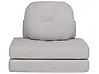 Single Sofa Bed OLDEN Fabric Light Grey