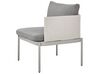 2 Seater Convertible Garden Sofa Set Light Grey TERRACINA_863616