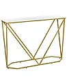 Consola HAZEN Mármol/Dorado