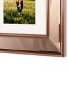 Mirrored Multi Frame for 3 Photos Copper DABOLA_812898