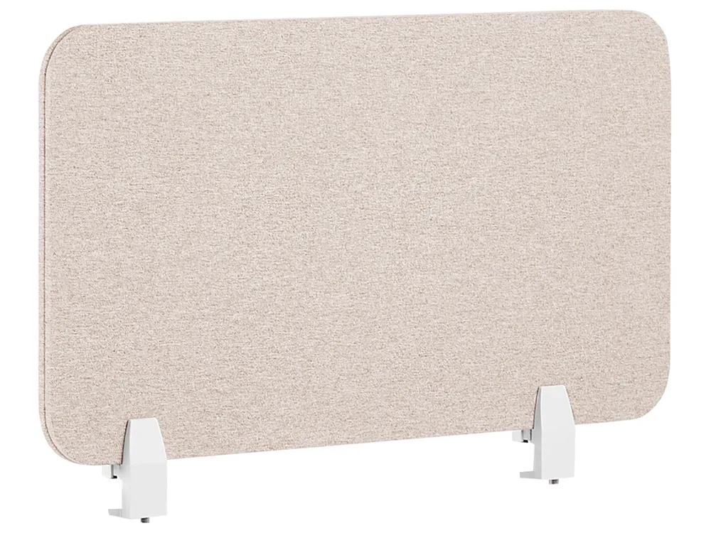 Desk Screen WALLY 72 x 40 cm Beige