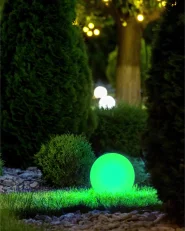 Outdoor LED Ball Lamp JOCOY with Remote White_959761