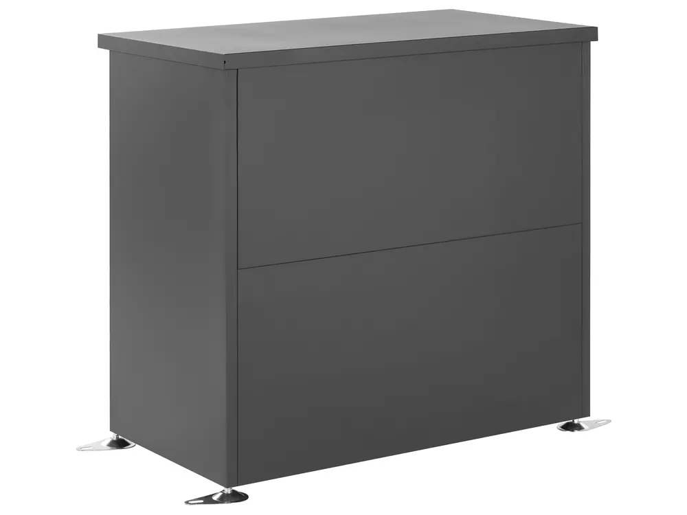Szafa ogrodowa DORGALI 93 cm 88 cm Metal Grafitowy_1131466