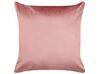 Sett med 2 pynteputer geometrisk mønster 45 x 45 cm rosa SERGIPE _837753