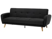 Living Room Set FLORLI Fabric Black_704194