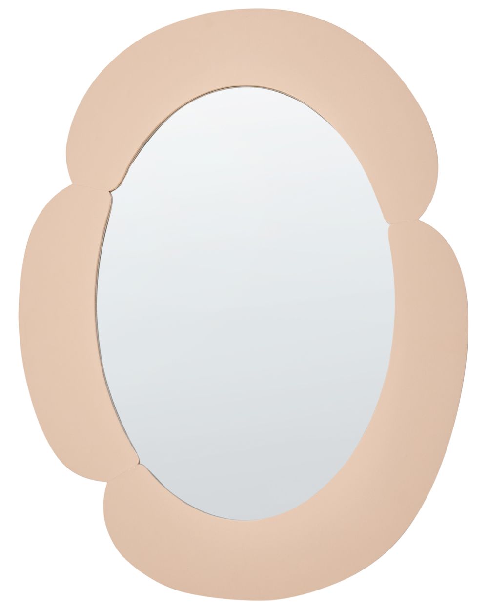 Wandspiegel ALVENA 60 cm 80 cm Beige