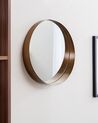Espelho de parede redondo em metal cor de cobre ø 40 cm PINHEIRO_802228