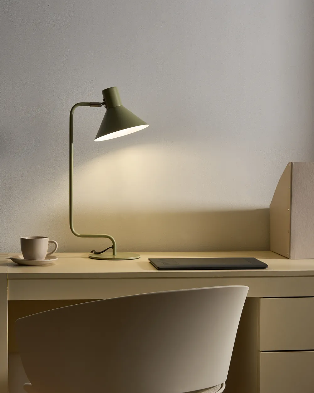 Lampa biurkowa RIMAVA Metal Jasnozielony