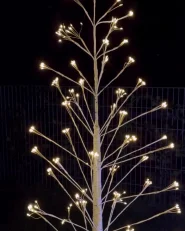 Dekoracja ogrodowa LED ALBIONI 180 cm Drzewko Biały_1041851