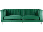 Sofa 3 Seater ARVIKA Velvet Green_806131
