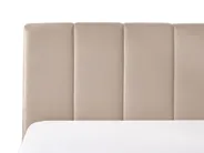 Bett mit Stauraum DREUX Samtstoff Taupe 160 x 200 cm_1012308