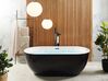 Badewanne freistehend schwarz oval 170 x 80 cm NEVIS_806469