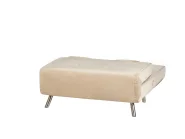 Single Sofa Bed FARRIS Velvet Beige_875460