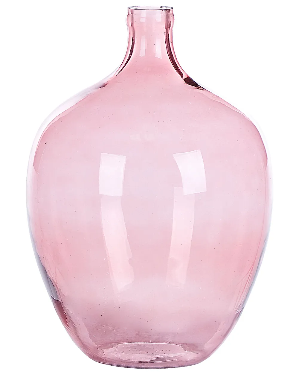Blumenvase ROTI 39 cm Glas Rosa