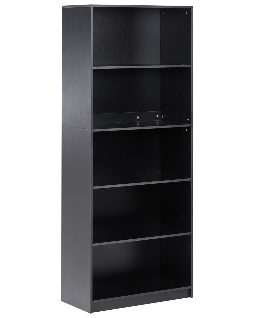 Regał na książki 5 półek ZEHNA 197 cm Czarny