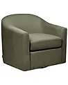 Sillón giratorio MAGNOR Tela Verde oscuro