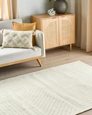 Rug ABEGUM Beige 200 x 300 cm Wool_883893