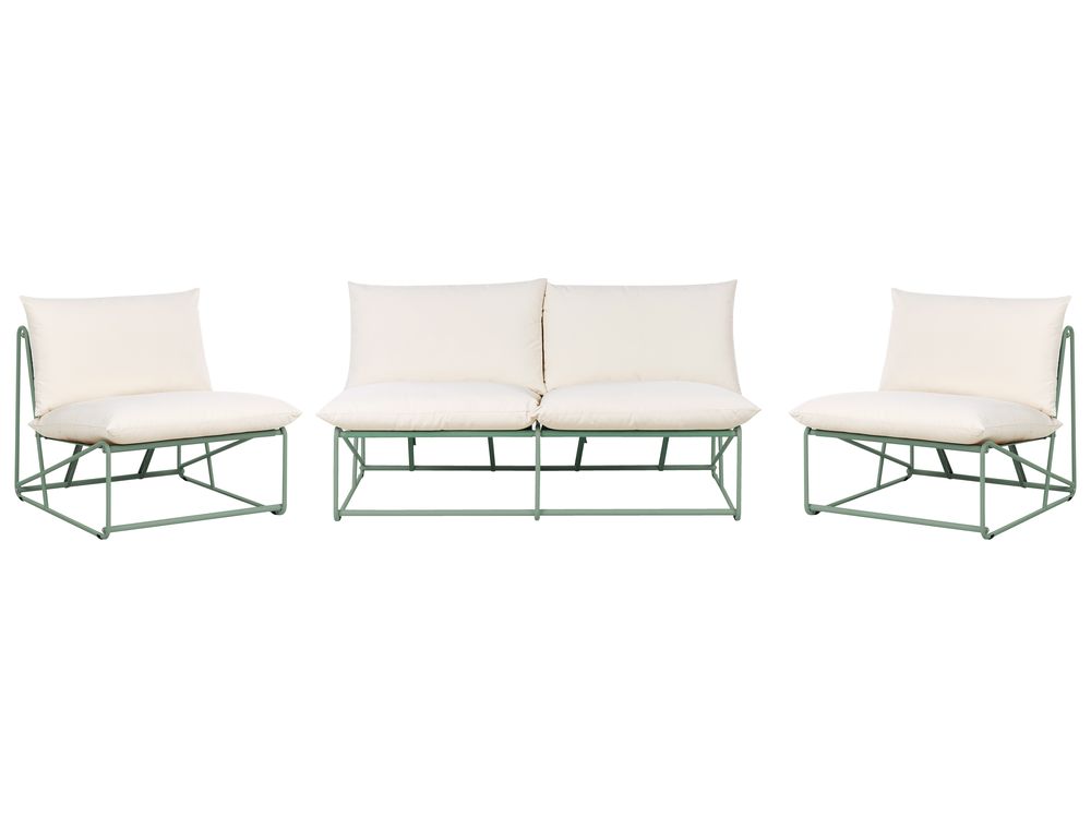 Gartensofa Set 4-Sitzer PICO Metall Grün
