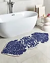 Bath Mat CANBAR Navy Blue 150 x 60 cm Cotton