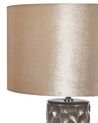 Lampada da tavolo ceramica oro e beige 50 cm SANKURU_822885