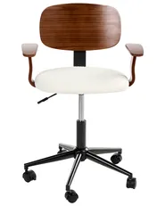 Desk Chair GUNNISON Boucle Off-White_1049094