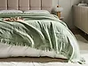 Bedspread YERBENT Cotton 200 x 220 cm Green