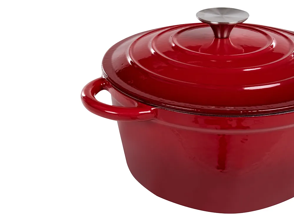Gusseisen Kochgeschirrset 8-teilig FEURA Rot_1170425